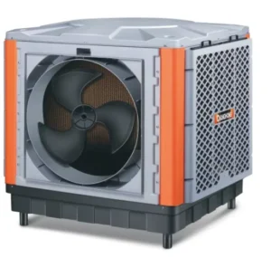 Industrial Air Cooler Outdoor Wall mounted 35L Side Out Of The Wind Axial Fan Frequency Conversion Evaporative Air Cooler
