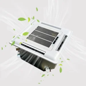 Industrial Ceiling Mounted Cassette Type Chilled Water Fan Coil Unit FCU with Engine Vertical Exposed AC Fan