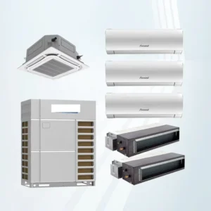 Industrial Central Air Conditioner VRF Heat Pump Duct Cassette Air Conditioning VRF Multi Split Air Cooling System