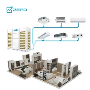 Industrial DC Inverter 16HP 45KW Hotel VRF Commercial Central Air Conditioner Unit 60Hz Multi Room Air Conditioning System
