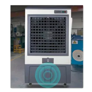 Industrial Electric Air Conditioner Cold Blower Cooling Fan Remote Plastic Bladeless Design Water Cooling for Tower Pedestal