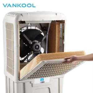 Industrial Evaporative Air Cooler Water Air Conditioner Misting Fan Water Floor Standing Portable Air Conditioners
