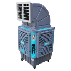 Industrial Mobile Air Conditioner Unit with Pneumatic Air Outlet 100L Water Capacity