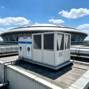 Integrated Rooftop Packaged HVAC Unit All in One AHU Cooling High Efficiency Industrial Air Conditioner for Large Spaces