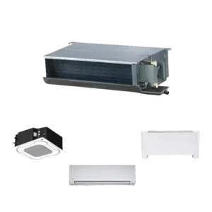Inverter Ceiling Concealed Ducted Air Conditioner for Hotel Flats Offices Split Duct Type FCU Fan Coil Unit