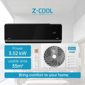 Inverter Energy Saving Outdoor Wall Mounted Mini Split Heat Pump 220 240V All Weather Ductless System Air Conditioner for Home