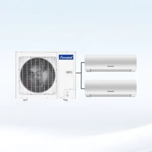 Inverter Multi Zone Central Air Conditioner Heater VRV VRF HVAC System Fast Cooling Heating 8 34KW for Home DC Pump
