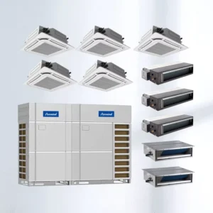 Inverter VRF Central Air Conditioner Outdoor Unit 22KW 45KW 68KW Solar Multi Zone Split Air Conditioners HVAC System Wifi