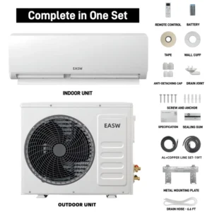KFR 9GW BpH3 100 9000btu Air Conditioner Indoor High Wall Mounted Inverter Cooling and Heating Air Conditioner for Household
