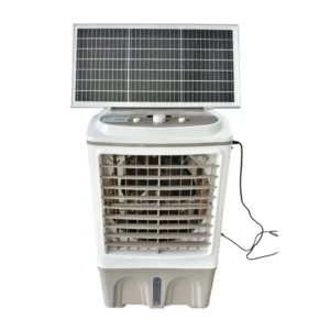 Large Commercial Water Cooling Fan for Air Conditioner Household Cooling Fan Mobile Electric Power Source Plastic for Hotels