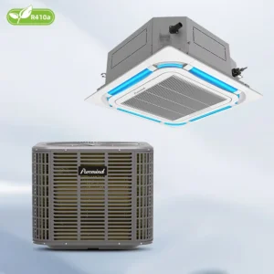 Light Commercial Cassette Air Conditioner Inverter 36000BTU R32 R410A SEER2 22 Cooling Only HVAC System for Convenience Stores