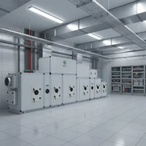 Low Dew Point Rotary Dehumidifiers Large Airflow PLC Control for New Energy Lithium Battery