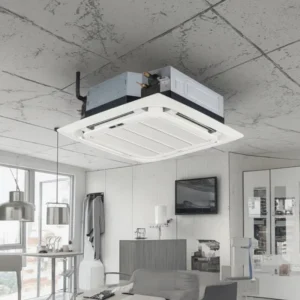 Low Noise Ceiling Cassette Air Conditioner Cooling System Air Cooler Indoor Ductless Mini Split Air Conditioner and Heat Pump