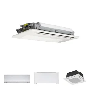 Low Noise Cooling Heating One Way Cassette Type FCU Ceiling Air Conditioner for Office Fan Coil Unit