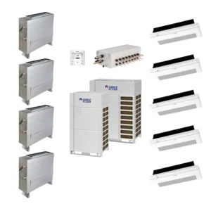 Low Noise Intelligent Inverter VRF System High Efficiency R410a Multi Split VRF Air Conditioner for Hotel Villa Flat