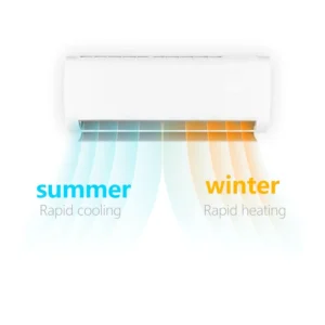 Low priced 9000BTU Compact Wall-mounted air Conditioner Frequency Conversion Energy Saving Low-noise air Conditioner