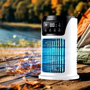 Mini Air Conditioner Fan Portable Household Desktop USB Cooling Fan Mobile Humidification Water-cooled Spray Small Fan