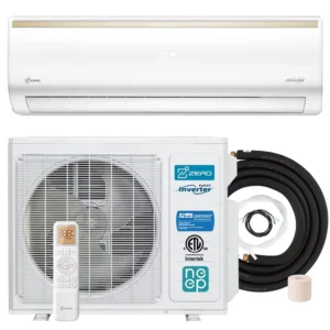 Mini Split Heating System 9000 BTU Inverter Heating and Cooling 19 SEER2 Energy Efficient Split Ac Unit Ductless Air Conditioner