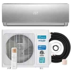 Mini Split SEER2 21 Pre Charged Quiet & Comfortable Mini Split AC Heating System WiFi Ductless Air Conditioner