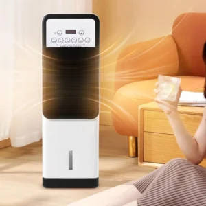 Mini Stand Air Conditioner and Heater Combo Shaking Portable Cooling and Heating with Heating Element for Home Use