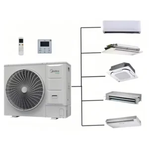 Mini VRF Home HVAC System R32 R410A Residential Central Air Conditioning Outdoor Unit DC Fan Motors Core Component