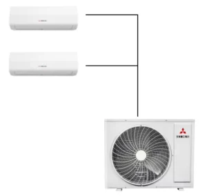 Mitsubishi Heavy Haier Home Wall Indoor Central AC R-410A DC Motor Pump Uniform Airflow Silent Operation Energy Saving