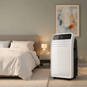 Mobile Air Conditioner Whisper Quiet 55dB Noise Level 7000 BTU Portable AC Unit for Residential Homes