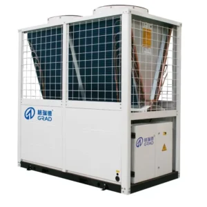 Modular Energy Efficient air Source Heat Pumps with Fan Coil Unit for Cooling and Heating of Office Buildings or Houses