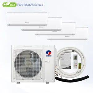 Multi Split AC Air Conditioner 12000Btu to 48000Btu Cassette Duct Indoor Unit Free Match Central Smart Air Conditioning R32