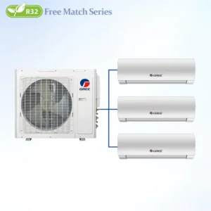 Multi Split Air Conditioner VRF Free Match System DC Inverter R410A 24000-36000Btu 7-10kw Central AC HVAC System