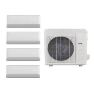 Multi Split Type Wall Mounted Air Conditioning Heat Pump 4 Zones Ductless Multi Zone System
