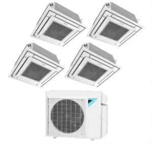 Multi Zone Cassette Mini Split Ac Air Cooled 36000 Btu Screw Ceiling Central Inverter Industrial 10 Ton Air Conditioner