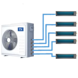Multi Zone Mini Split Heating and Cooling Air Conditioner Multi Ventilation AC