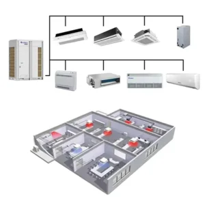 Multi Zone Split Type 3 4 5 Ton Hp Mini VRF Central AC System Unit 24000 36000 48000Btu Air Conditioner