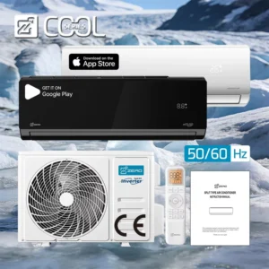 Multi zone Mini Split Air Conditioners Inverter R32 Hyper Pump Heating Cooling Heating 12000Btu Hotel Use Household