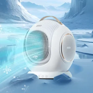 Multifunctional Luxury Plastic Customized Summer True Air Circulate Floor Fan Powerful Personal Air Conditioner Fan