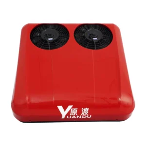 New 12 Volt Electric AC Cooled Roof Air Conditioner Compressor Fan for Trucks & Tractors for 12V 24V Bus Model