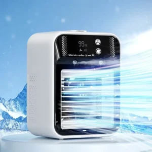 New 500ML Spray Water Fan Air Cooler 3000mAh USB Rechargeable Household Mute Mobile Bedroom Desktop Humidifying Electric Air Fan
