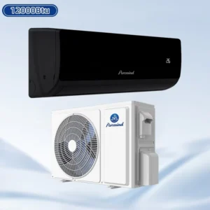 OEM 1.5HP 12000BTU Smart AC Home Air Conditioner Black R410a R454b Cooling Only Wall Mounted Split Air Conditioners