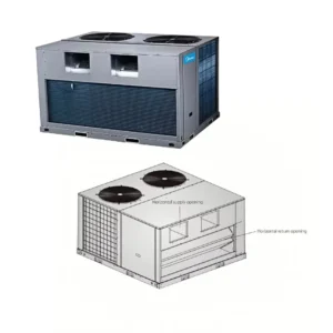 OEM 105 kW 360000Btu 30ton High Efficiency Hotel Cooling Only Automatic Rooftop Air Conditioner Rooftop Package Unit