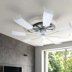 Plastic Ceiling Air Conditioning Fan Home Use with Air Conditioner Shutter Mounting