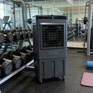 Portable 1.2m Ac Air Conditioner Cooler Cooling Fan with Water Mist Evaporative Mechanical Remote Control 3 Speed for Commercial