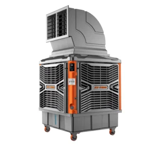 Portable 300L Indoor Water Tank Evaporative Air Cooler Motor 20000m/h Airflow 68dB Quiet Operation for Home Office Shop