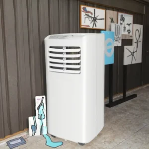 Portable 9000BTU Air Conditioner Home and Hotel Mobile Cooling Unit with US & AU Plugs New Condition