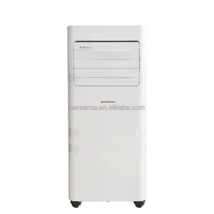 Portable AC 9000btu 1hp 220V-240V Mobile Cooling Aircon Remote Speed Time Mode White Easy Install