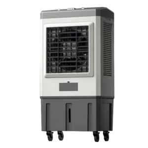 Portable AC Air Cooler Conditioner Fan with Air Purifier 3-Speed Mechanical Remote Control Water Mist Evaporative for Commercial