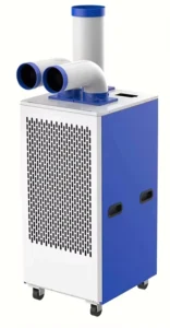 Portable AC Motor Floor Standing Indoor Air Cooler with R 410A Refrigerant and Easy Operation