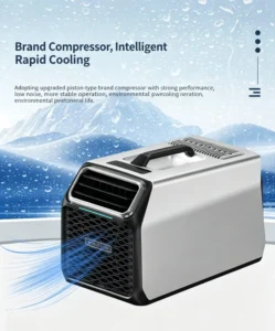 Portable Air Conditioner Cooling Heating Remote App Controlled No Installation Required for Camping RV Home Office