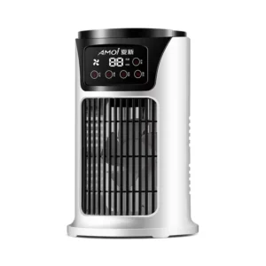 Portable Air Conditioner Fan Mini Evaporative Air Cooler with 7 Color LED Lights Suitable for Your Desk