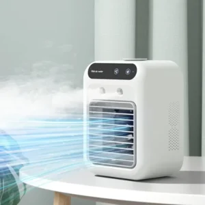 Portable Air Conditioners 25W Rechargeable Mini Portable AC Unit 2 Cool Air Spray Personal Cooling Fan with 2 Speeds